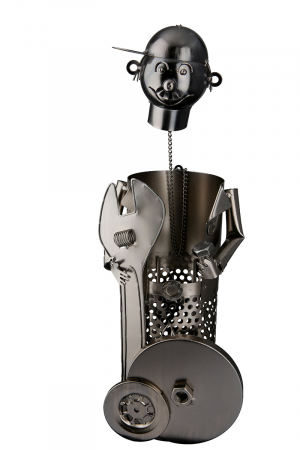 Suporturi pentru sticle - Suport pentru sticlă de vin, metalic, Handyman