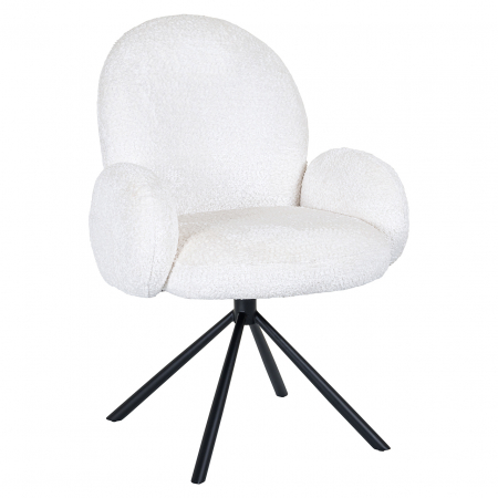 Stoelen - Swivel chair Jolie (Sheep 02 white)