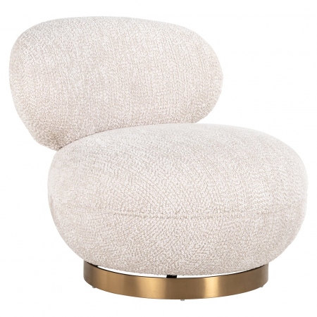 Fotolii - Scaun ușor pivotant Jace lovely cream (Be Lovely 11 Cream)