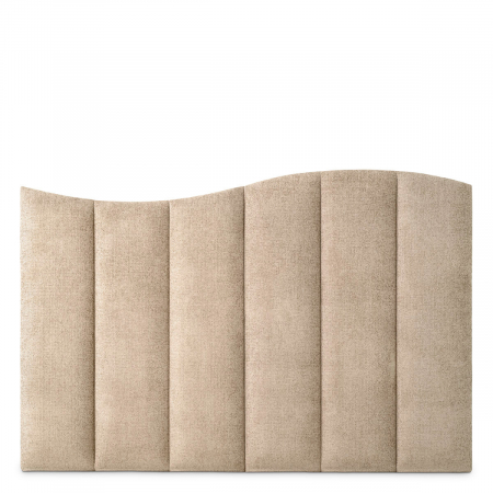 Paturi - Tăblie Chanton lyssa sand, Dims: W. 280 | D. 13 | H. 190 (CM)