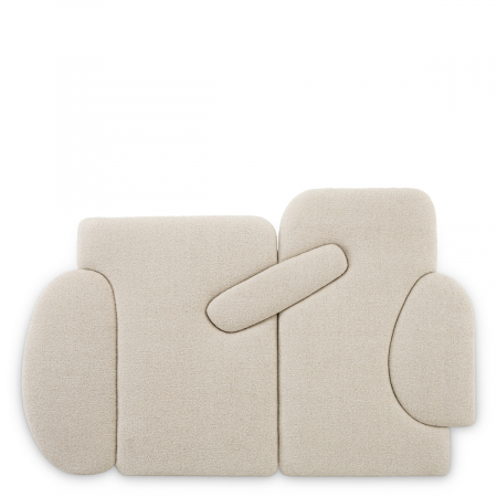 Paturi - Tăblie Minori cascadă off-white, Dims: W. 280 | D. 10 | H. 180 (CM)