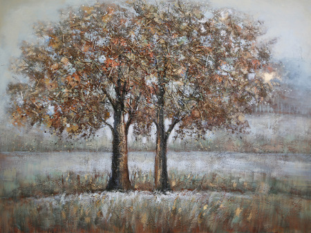 Tablouri - Tablou 2 TREES pictat manual