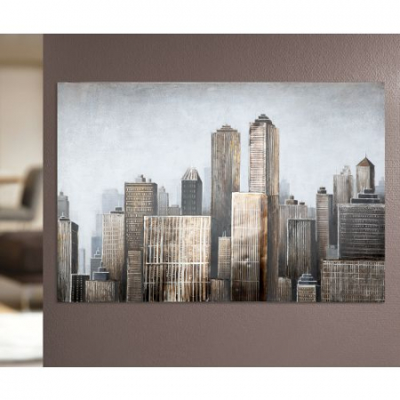 Tablouri - Tablou 3D Big Apple, Print, Multicolor, 150x100x3.8 cm