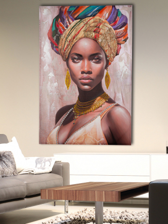 Tablouri - Tablou Adissa, canvas, multicolor, 80x120x3 cm