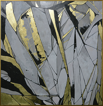 Tablouri - Tablou CANVAS + FRAME ABSTRACT  pictat manual