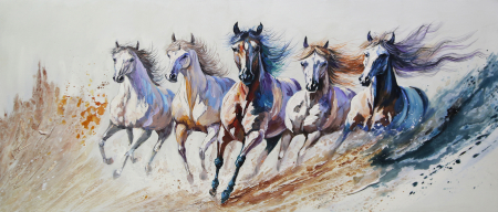 Tablouri - Tablou Canvas pictat manual