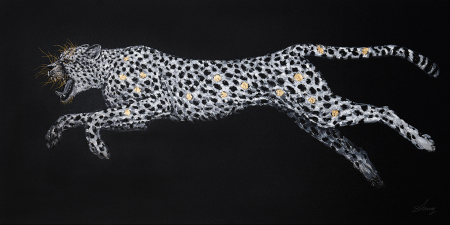 Tablouri - Tablou Cheetah pictat manual