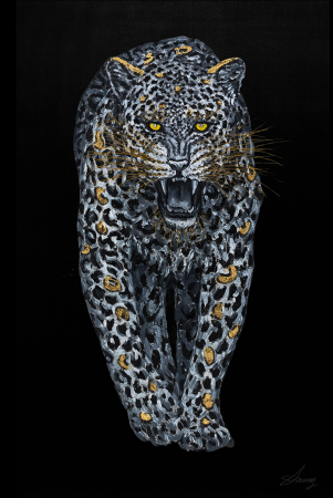 Tablouri - Tablou Cheetah pictat manual