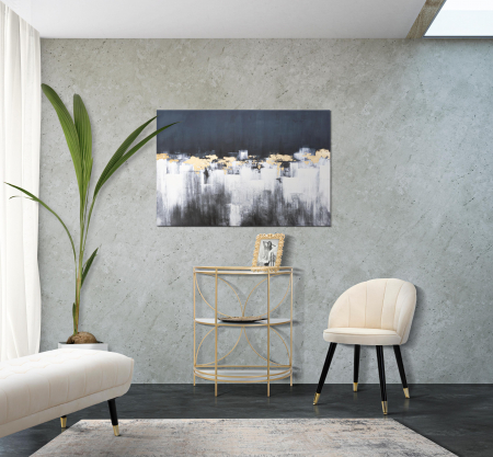 Tablouri - Tablou Cubix, Lemn/Canvas, Multicolor, 120x80x3 cm