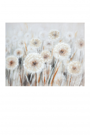 Tablouri - Tablou Dandelion Field, Canvas cu rama lemn, Multicolor, 80x100x2.8 cm