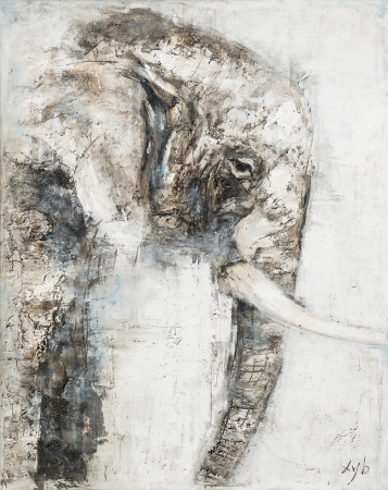 Tablouri - Tablou Elephant pictat manual