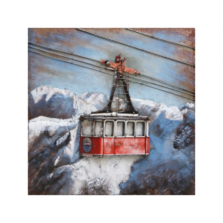 Tablouri - Tablou telecabina, metalic