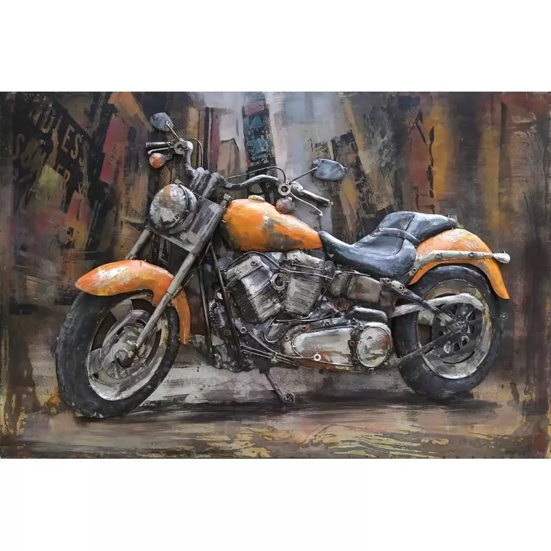 Tablouri - Tablou chopper, metalic