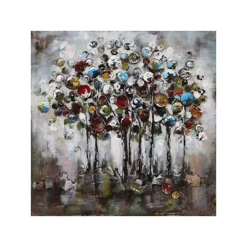 Tablouri - Tablou modern copac, metalic