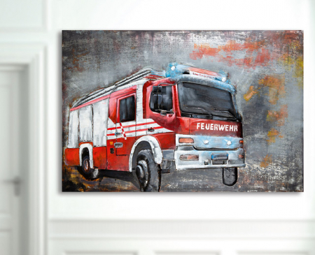 Tablouri - Tablou metal Fire department