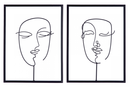 Tablouri - Tablou metal Visione Set 2