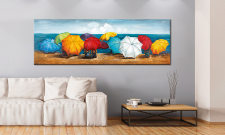 Tablouri - Tablou Rimini, Canvas, Multicolor, 4x150x50 cm