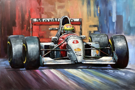 Tablouri - Tablou senna, metalic