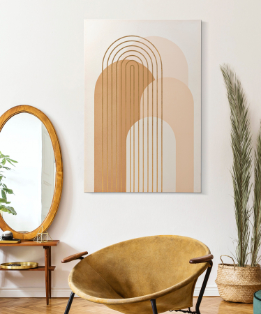 Tablouri - Tablou Shine -B-, Lemn/Canvas, Multicolor, 120x80x3 cm