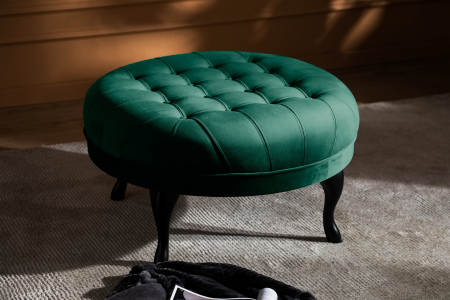 Taburet  Diana, Verde inchis, 80x38x80 cm