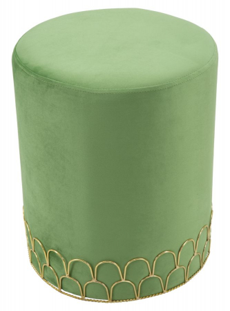 Taburete si pufuri - Taburet RING GREEN (cm) Ø 35X42