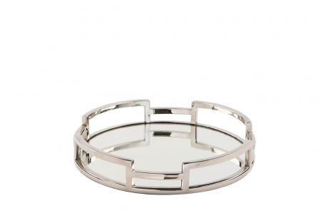 Servirea mesei - Tava cu oglinda HOMMAGE, otel inoxidabil, 30 x 5 cm