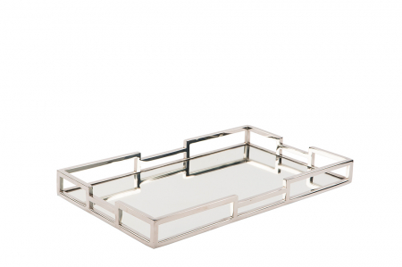 CADOURI - Tava cu oglinda HOMMAGE, otel inoxidabil, 50 x 5 x 30 cm