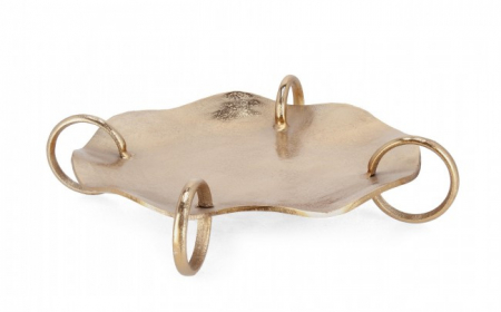 Accesorii - Tava Decorativa Sagar Auriu D46