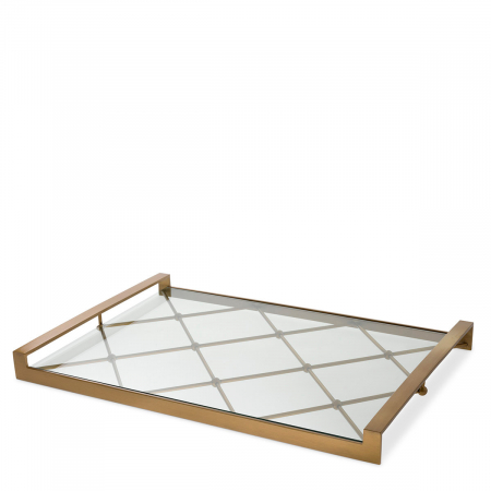 Tavi si platouri - Tavă Goa finisaj alamă