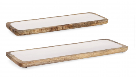 Tavi si platouri - Tavă Knossos, Set2, Alb