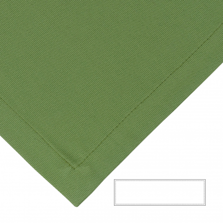 Servete si fete de masa - Napron Bente, Bumbac/Panza, Verde, 40x140 cm