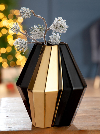 Vaze si boluri - Vaza, CANTO, Ceramica, 13X13X15.5 cm