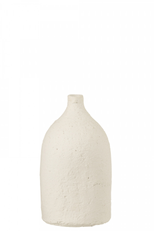 Vaze si boluri - Vaza, Ceramica, Alb , 15.5x15.5x28