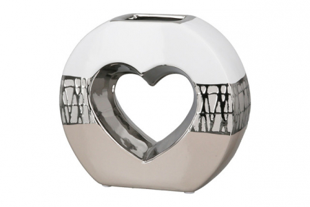 Vaze si boluri - Vaza ceramica inima Pico