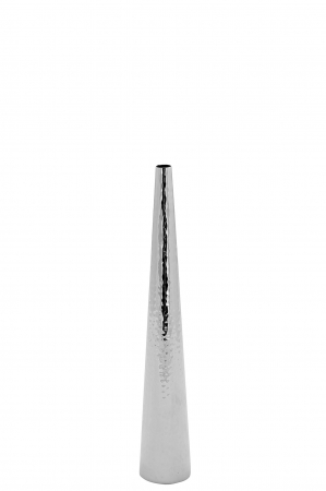 Vaze si boluri - Vaza Cuba, Otel inoxidabil, Argintiu, 31x5 cm