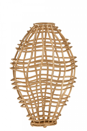 CADOURI - Vaza Deco Bars, Aluminiu, Auriu, 52x21.5x82 cm