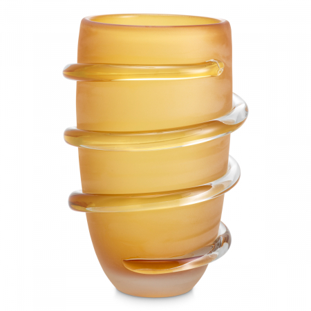 Vaze si boluri - Vaza, Eliano L, chihlimbar matuit, Dimensiuni: Ø 19.5 | H. 28.5