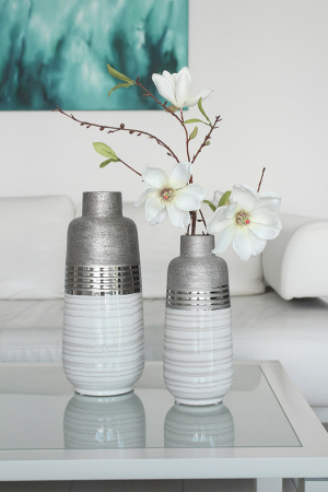 Vaze si boluri - Vaza, LAVENA, Ceramica, 13X13X31 cm