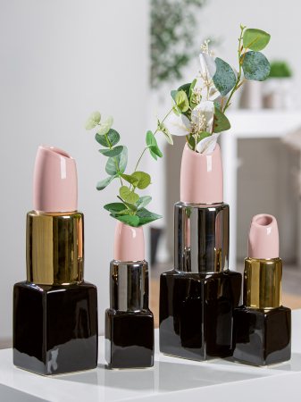 Vaze si boluri - Vaza Milano, ceramica, multicolor, 9x30x9 cm