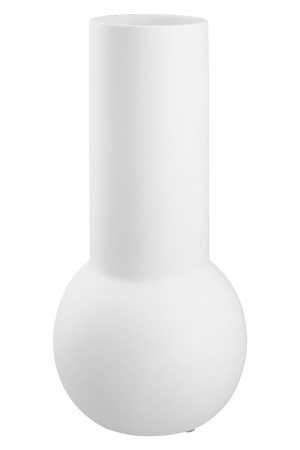 Vaze si boluri - Vaza Quantum, Ceramica, Alb, 42x18.5 cm
