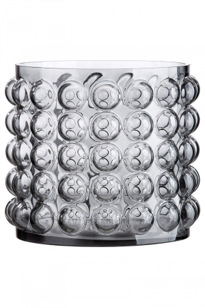 Vaze si boluri - Vaza Smoky, Sticla, Transparent, 17x19 cm