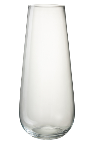 Vaze si boluri - Vaza, Sticla, Transparent, 25x25x60