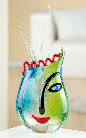 Vaze si boluri - Vaza VERO, sticla, 17x9x28 cm