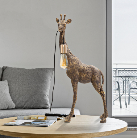 Veioze - Veioza Giraffe, Rasina, Auriu, 80x40x22 cm