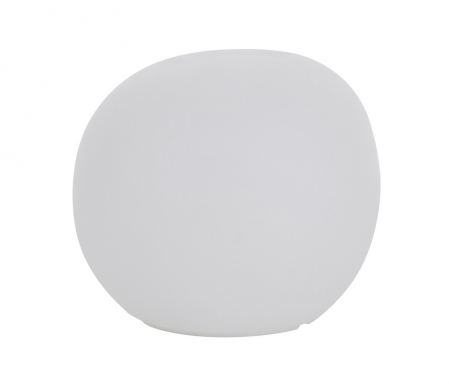 Veioze - Veioza Outdoors LED, Plastic/Fibre sintetice, Alb/Multicolor, 46.5x46.5x42 cm