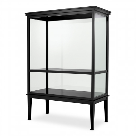 Bufete si dulapuri - Vitrina, Gallery finisaj negru, Dims: W. 135.5 | D. 64 | H. 200 (CM)