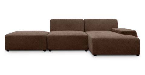 Canapele - Zen canapea fixa de 2 locuri si taburet - sezlong stanga