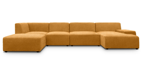 Canapele - Zen coltar fix de 4 locuri - sezlong dreapta