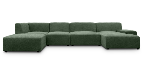 Canapele - Zen coltar fix de 4 locuri - sezlong dreapta