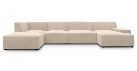 Canapele - Zen coltar fix de 4 locuri - sezlong dreapta